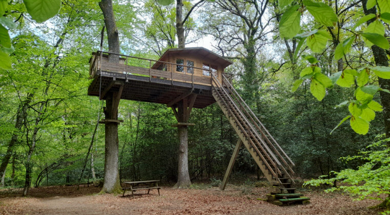 Location cabane dans les arbres Golinhac